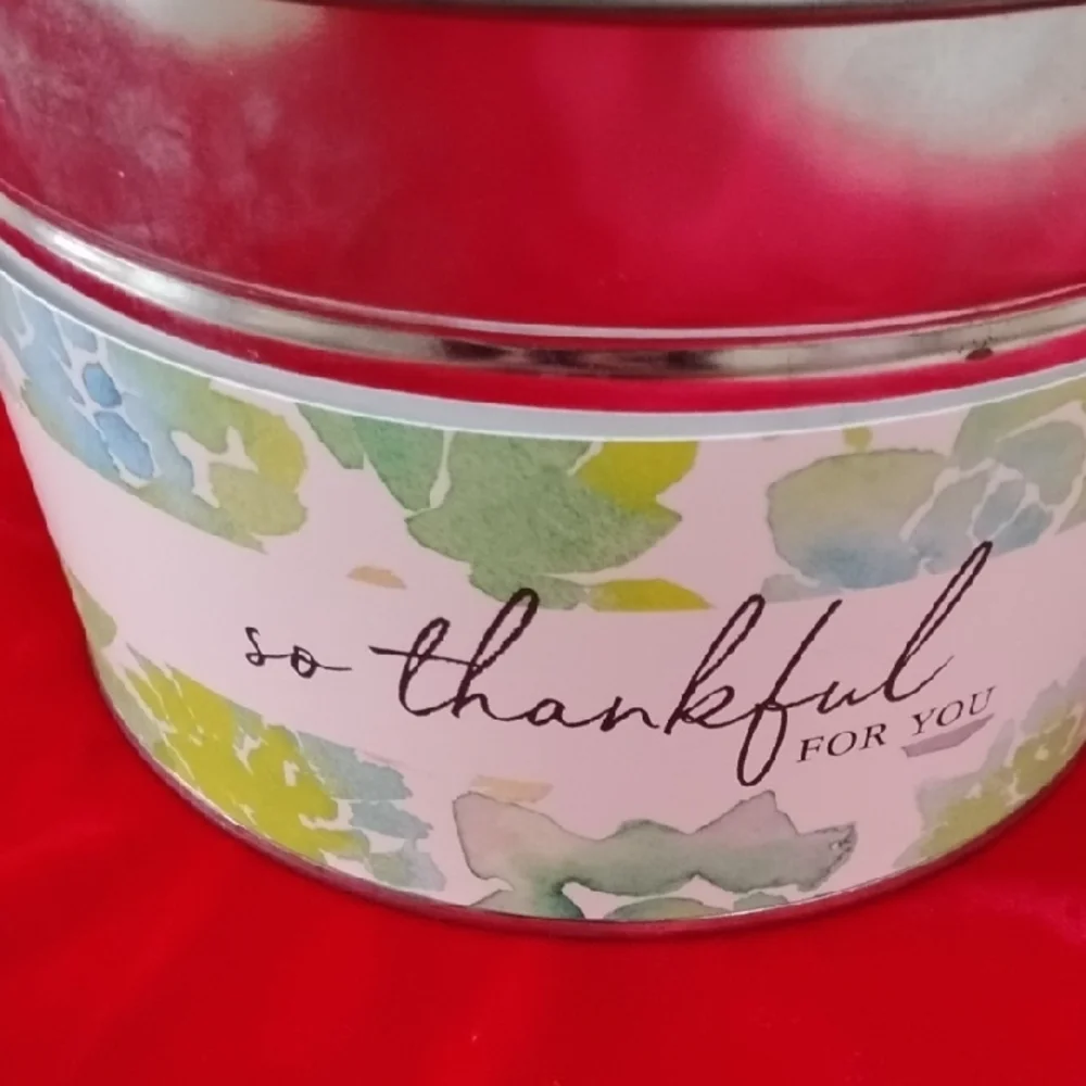 D- Floral Thankful Party Bucket